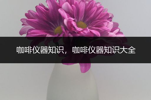 咖啡仪器知识，咖啡仪器知识大全