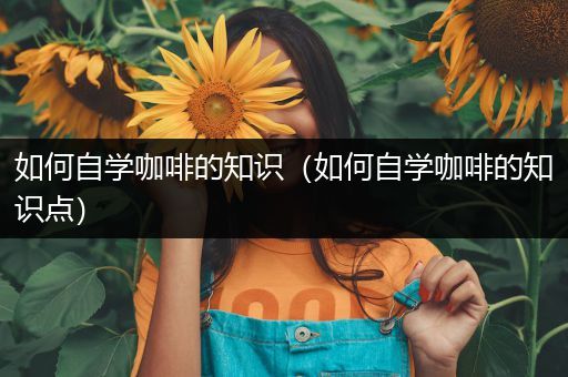 如何自学咖啡的知识（如何自学咖啡的知识点）