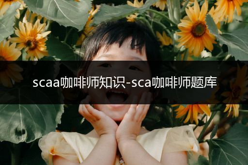 scaa咖啡师知识-sca咖啡师题库